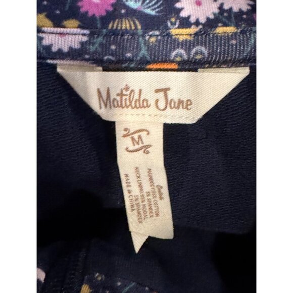 Matilda Jane Jacket Women Medium Navy‎ Blue A Million Little Things Coat Preppy - Picture 13 of 15